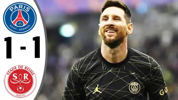 PSG vs Reims 1 - 1 (Ligue 1 2023 Goals & Highlights)