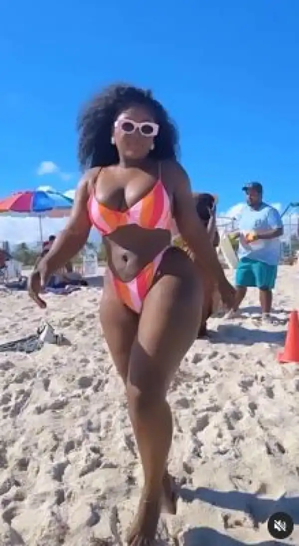 You Had A Liposuction - Social Media Users React To Video Of Actress Destiny Etiko In Bikini