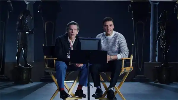 Ethan Hawke & Oscar Isaac React to Moon Knight Trailer