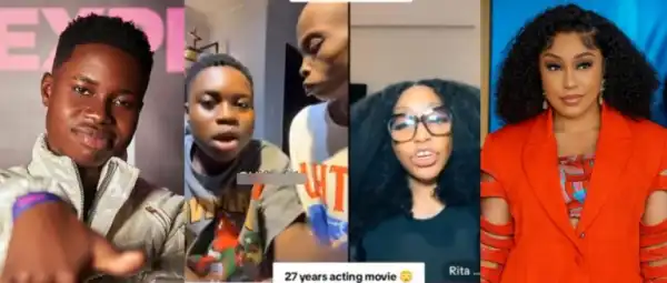 “Who’s That?”- Tiktoker Peller Struggles To Identify Rita Dominic During Live Chat