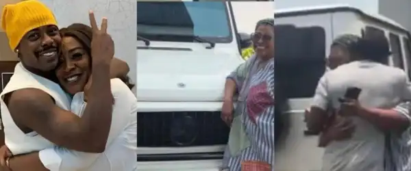 Asake Surprises Mum With G-Wagon for Ramadan