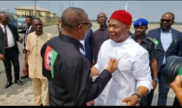 MASSIVE: Hope Uzodimma Welcomes Obi And Aisha Yesufu To Imo For Mega Rally