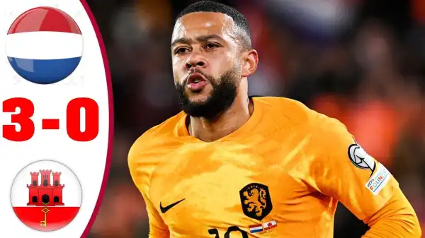 Netherlands vs Gibraltar 3 - 0 (2024 Euro Qualifiers Goals & Highlights)