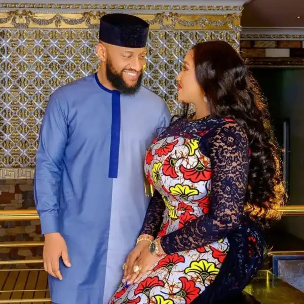 Yul Edochie sings to wife, Judy Austin as they party at nightclub