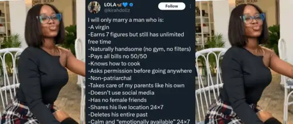 Lady Lists Unusual Conditions For Future Husband, Sparks Online Debate