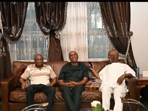 David Mark, Aregbesola, Malami, others visit Amaechi after Peter Obi [VIDEO]