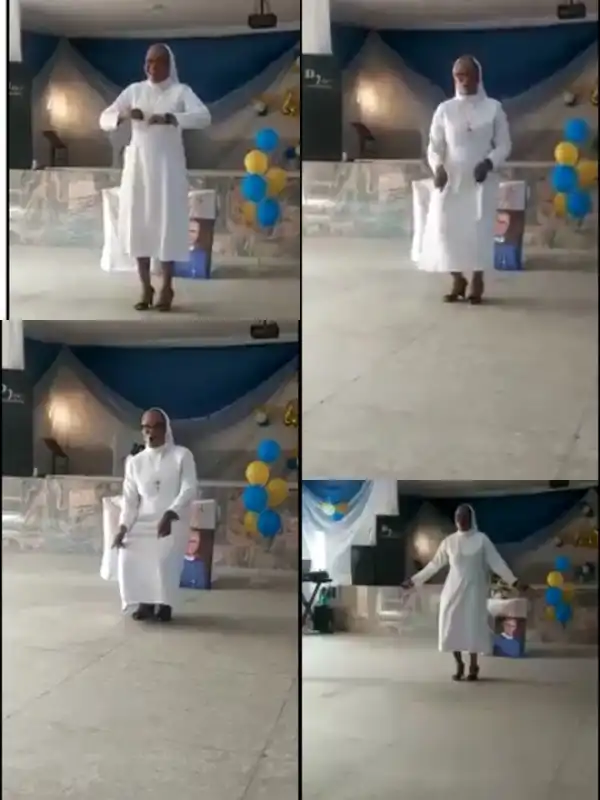 Reverend Sister Dances To Kizz Daniel
