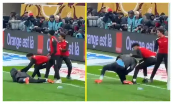 AFCON: Drama as Morocco’s ball boys attack Senegal’s Diouf during final clash