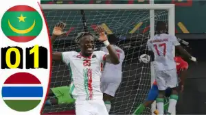 Mauritania vs Gambia 0 − 1 (AFCON 2022 Goals & Highlights)