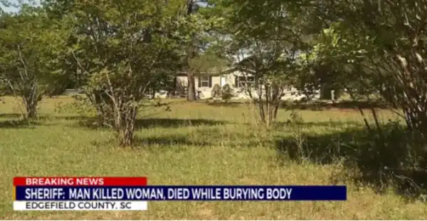 Man Who Killed His Girlfriend Drops Dead While Burying Her Body