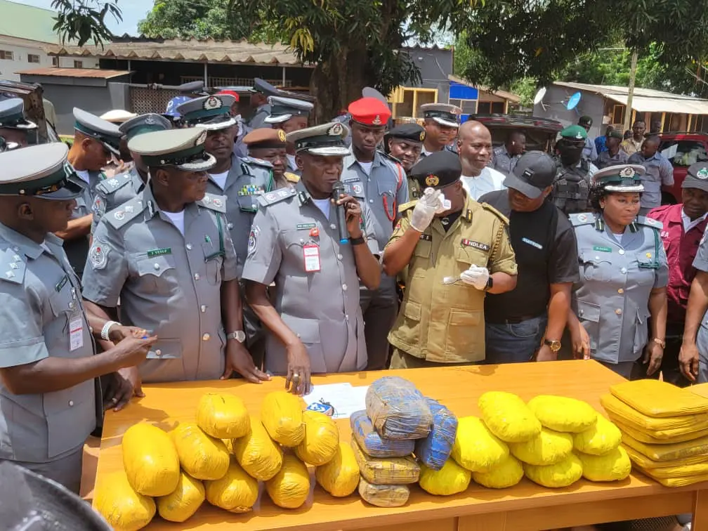 Customs intercept guns, cartridges, Indian hemp, others in Ogun