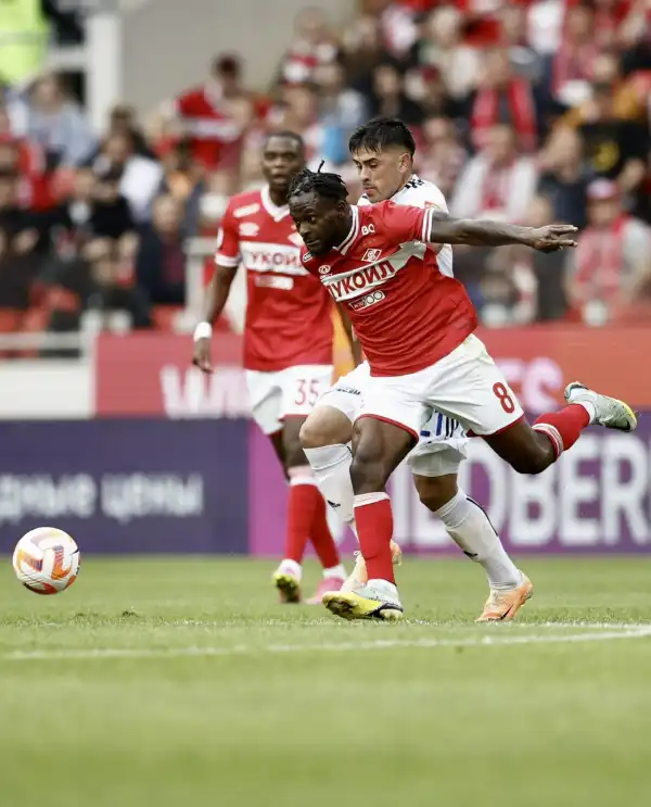 Moses thrilled to score in Spartak Moscow’s season opener