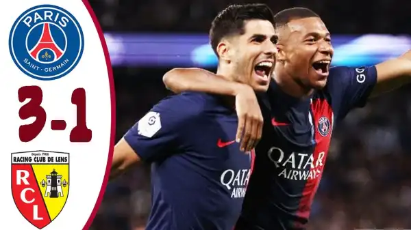 PSG vs Lens 3 - 1 (Ligue 1 Goals & Highlights)