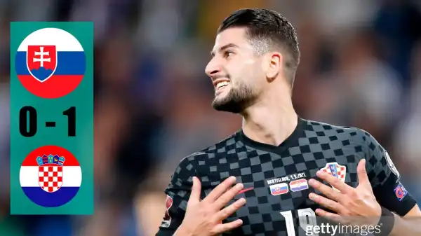 Slovakia vs Croatia 0 − 1 (2022 World Cup Qualifiers Goals & Highlights)