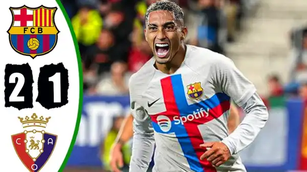 Osasuna vs Barcelona 1 - 2 (LaLiga 2022 Goals & Highlights)