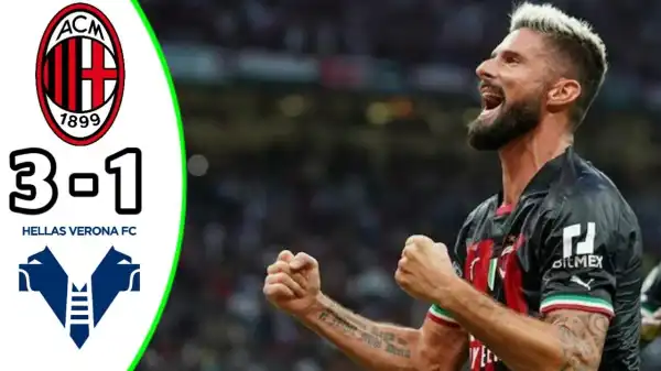 AC Milan vs Hellas Verona 3 - 1 (Serie A 2023 Goals & Highlights)