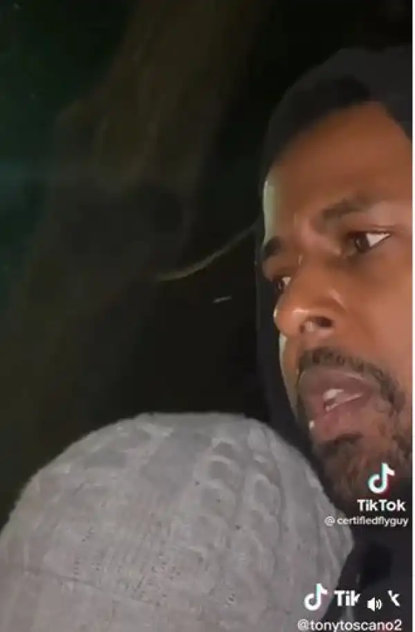 The Moment A Good Samaritan Discouraged A Su#cidal Man Attempting To Hang Himself (Video)