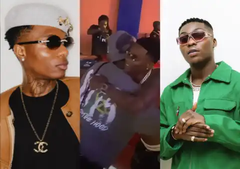 Wizkid Visits Reekado Banks’ New Lounge Years After Dragging Him Online