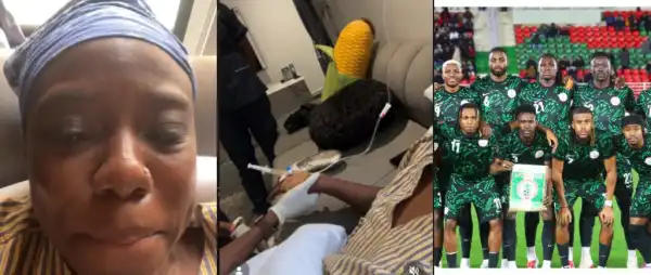 Teni Recieves IV Drip, Blames Shatta Wale And Ghanaians For Nigeria’s Loss