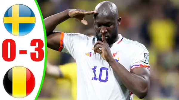 Sweden vs Belgium 0 - 3 (2024 Euro Qualifiers Goals & Highlights)