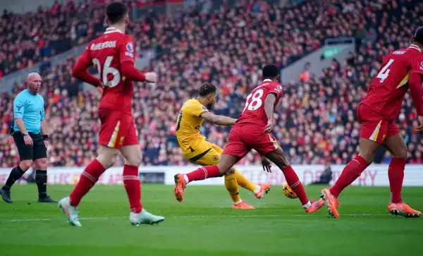 EPL Table: Liverpool go 7pts clear with nervy 2-1 win over Wolves