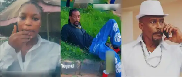 “This Is Heartbreaking”- Reactions Trail Video Of Veteran Actor Hanks Anuku Sitting By Roadside In Abuja