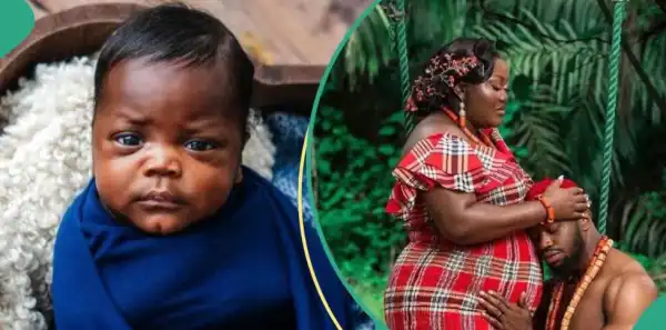 Actors, Stan Nze And Jessica Obasi Share Adorable Photos Of Their Newborn Son