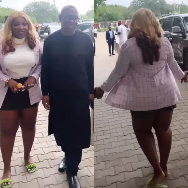 Anita Joseph reacts as she