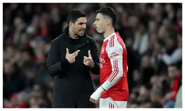 EPL: Martinelli snubs Arteta after leaving Arsenal for Al Hilal