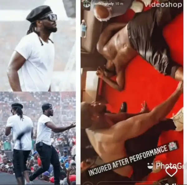Singer Paul Okoye Sustains Injury After a Performance in Liberia