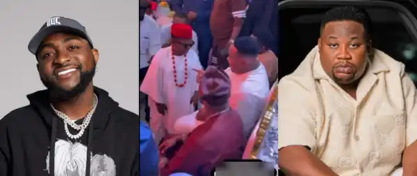 Davido And Cubana Chiefpriest Criticized After Greeting Aki And Paw Paw At Star-Studded Wedding