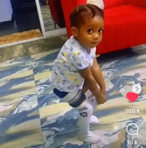 Kizz Daniel Declares One-Year-Old Winner Of Buga Challenge, Gifts Her N1m (Video)