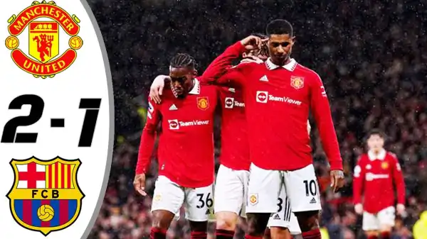 Manchester United vs Barcelona 2 - 1 (Europa League 2023 Goals & Highlights)