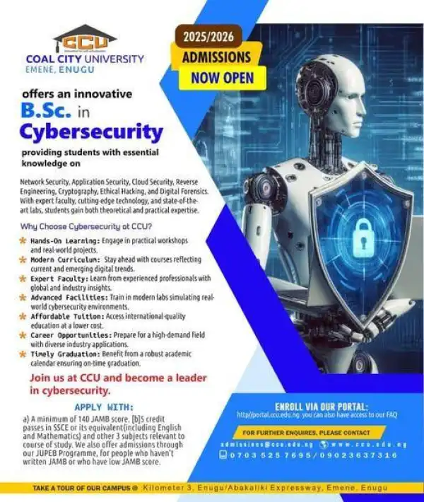 Coal City University Post-UTME 2025: Eligibility and Registration Details