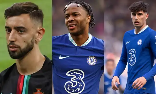 EPL: Bruno Fernandes, Havertz, Sterling – 27 players facing suspension