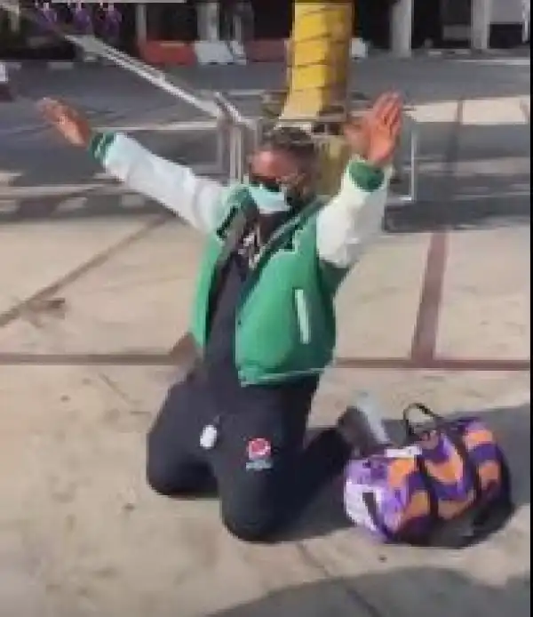 Watch Whitemoney’s Reaction After He Arrived Dubai, His First-ever International Trip (Video)