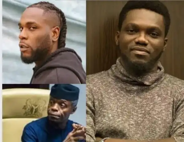 Shooting: Insecure Idiot Forming Gangsta Wannabe - David Hundeyin Blasts Burna Boy