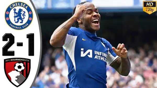 Chelsea vs Bournemouth 2 - 1 (Premier League 2024 Goals & Highlights)