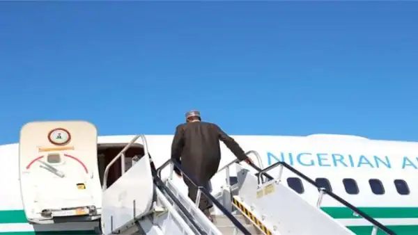 BREAKING: Buhari leaves Aso Villa for Maiduguri