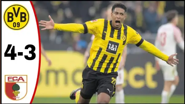 Dortmund vs Augsburg 4 - 3 (Bundesliga 2023 Goals & Highlights)