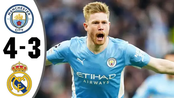 Manchester City vs Real Madrid 4 - 3 (Champions League  2022 Goals & Highlights)