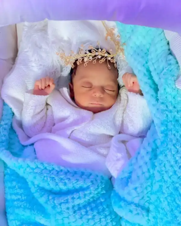 Regina Daniels shares adorable new photo of her son, Munir