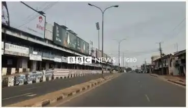 IPOB Sit-At-Home: BBC Shares Pictures From South-East