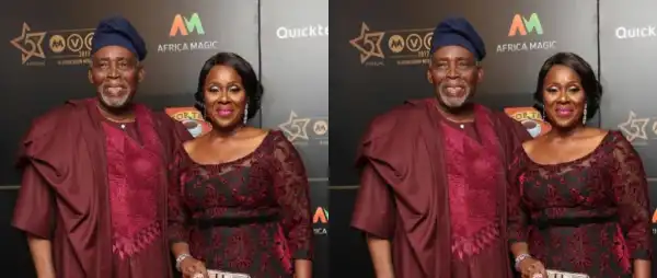 “We Are Grateful”- Joke Silva Pens Appreciation Message Following Olu Jacobs’ Birthday