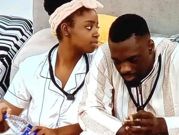BBNaija 11: ‘It’s disrespectful’ – Gerald scolds girlfriend, Kamsy for dancing with other men