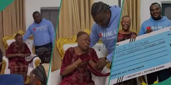 Skitmaker, Isbae U Gifts Actress Tola Oladokun Foodstuff, N200k (Video)