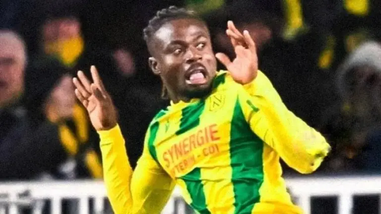 Ligue 1: Moses Simon reacts to wonder striker for Nantes against Rennes