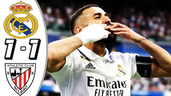 Real Madrid vs Athletic Bilbao 1 - 1 (Laliga 2023 Goals & Highlights)