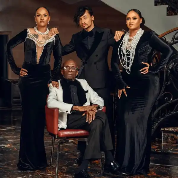 Denrele Edun Shares Lovely Family Photos As He Celebrates His Dad On His 80th Birthday