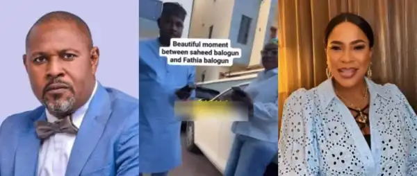 “Fight Don Tire Them”- Video Of Saidi Balogun And Fathia Williams Sets Social Media Abuzz